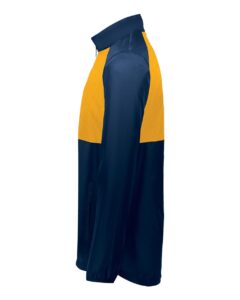 Holloway 229533 Men’s SeriesX Quarter-Zip Pullover – Navy/ Gold (side)