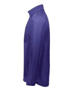 Holloway 229533 Men’s SeriesX Quarter-Zip Pullover – Purple (side)