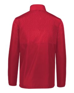 Holloway 229533 Men’s SeriesX Quarter-Zip Pullover – Scarlet (back)