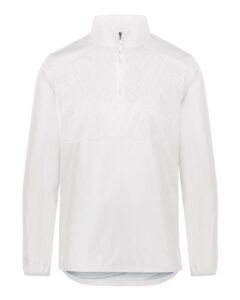 Holloway 229533 Men’s SeriesX Quarter-Zip Pullover – White