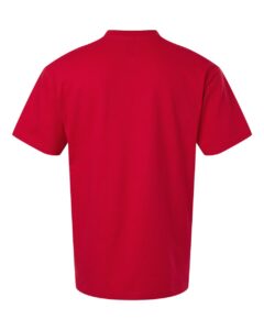 Gildan 75000 Unisex Hammer™ Maxweight T-Shirt – Cherry Red (back)