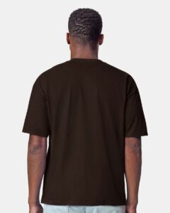 Gildan 75000 Unisex Hammer™ Maxweight T-Shirt – Dark Chocolate (on model back)