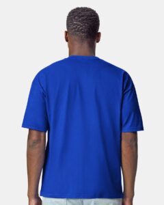 Gildan 75000 Unisex Hammer™ Maxweight T-Shirt – Deep Royal (on model back)