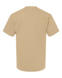 Gildan 75000 Unisex Hammer™ Maxweight T-Shirt – Tan (back)