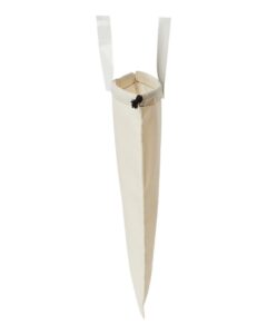 OAD OAD119R Double Cinch Recycled Canvas Shoe and Accessory Bag – Recycled Natural (side)