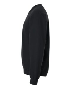 Gildan SF008 Unisex Softstyle® Midweight Quarter-Zip Sweatshirt – Black (side)