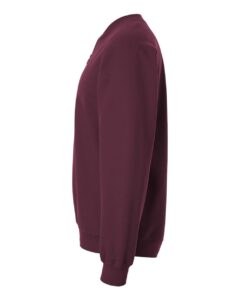 Gildan SF008 Unisex Softstyle® Midweight Quarter-Zip Sweatshirt – Maroon (side)