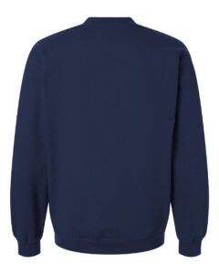 Gildan SF008 Unisex Softstyle® Midweight Quarter-Zip Sweatshirt – Navy (back)