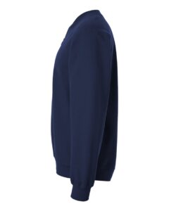 Gildan SF008 Unisex Softstyle® Midweight Quarter-Zip Sweatshirt – Navy (side)