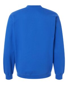 Gildan SF008 Unisex Softstyle® Midweight Quarter-Zip Sweatshirt – Royal (back)