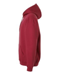 Gildan SF500 Unisex Softstyle® Midweight Hooded Sweatshirt – Cardinal (side)