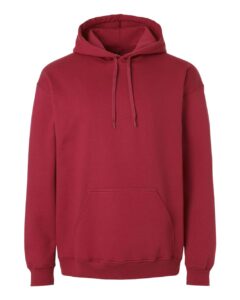 Gildan SF500 Unisex Softstyle® Midweight Hooded Sweatshirt – Cardinal