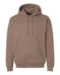 Gildan SF500 Unisex Softstyle® Midweight Hooded Sweatshirt – Brown Savana