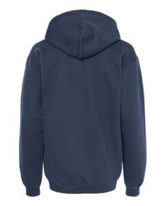 Gildan SF500 Unisex Softstyle® Midweight Hooded Sweatshirt – Blue Dusk (back)