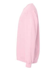 Gildan SF000 Unisex Softstyle® Midweight Crewneck Sweatshirt – Light Pink (side)