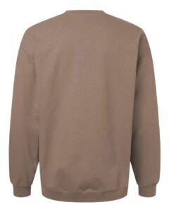 Gildan SF000 Unisex Softstyle® Midweight Crewneck Sweatshirt – Brown Savana (back)