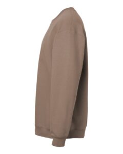 Gildan SF000 Unisex Softstyle® Midweight Crewneck Sweatshirt – Brown Savana (side)