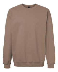 Gildan SF000 Unisex Softstyle® Midweight Crewneck Sweatshirt – Brown Savana