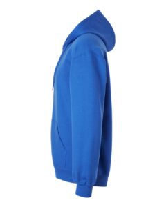 Gildan SF600 Unisex Softstyle® Midweight Full-Zip Hooded Sweatshirt – Royal (side)