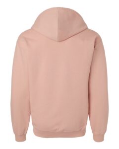 Gildan SF600 Unisex Softstyle® Midweight Full-Zip Hooded Sweatshirt – Dusty Rose (back)