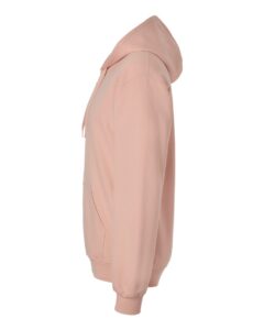 Gildan SF600 Unisex Softstyle® Midweight Full-Zip Hooded Sweatshirt – Dusty Rose (side)