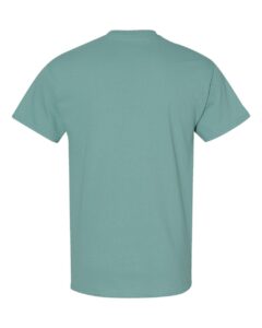 Heavy Cotton T-Shirt – Aquatic (back)