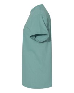 Heavy Cotton T-Shirt – Aquatic (side)
