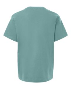 Gildan 5000B Youth Heavy Cotton™ T-Shirt – Aquatic (back)
