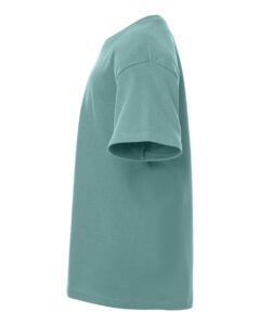 Gildan 5000B Youth Heavy Cotton™ T-Shirt – Aquatic (side)