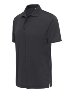 Paragon 550 Men’s Marco Performance Polo – Graphite (side)