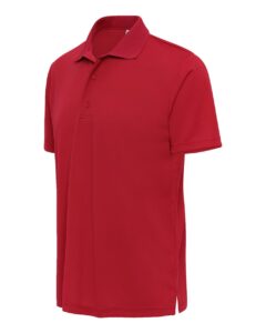 Paragon 550 Men’s Marco Performance Polo – Red (side)