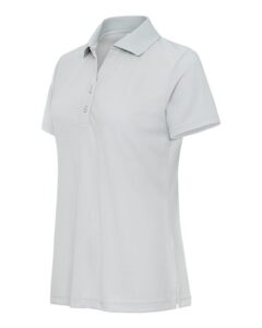 Paragon 554 Women’s Marco Performance Polo – Aluminum (side)