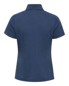 Paragon 554 Women’s Marco Performance Polo – Navy (back)