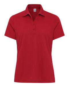 Paragon 554 Women’s Marco Performance Polo – Red