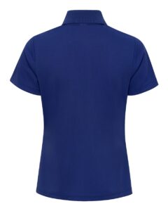 Paragon 554 Women’s Marco Performance Polo – Royal (back)