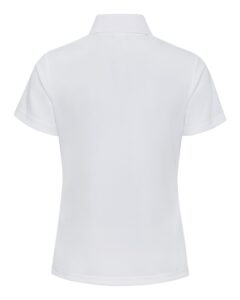 Paragon 554 Women’s Marco Performance Polo – White (back)