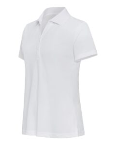 Paragon 554 Women’s Marco Performance Polo – White (side)