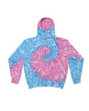 Colortone 8888 Unisex Tie-Dyed Full-Zip Hooded Sweatshirt – Athens