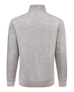 J. America 8722 Unisex BTB Fleece Quarter-Zip Sweatshirt – Oxford (back)