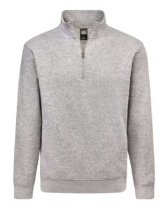 J. America 8722 Unisex BTB Fleece Quarter-Zip Sweatshirt – Oxford