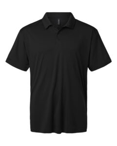 AllPro 41800 Men’s Pro-Lock Performance Polo – Black