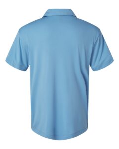 AllPro 41800 Men’s Pro-Lock Performance Polo – Carolina Blue (back)