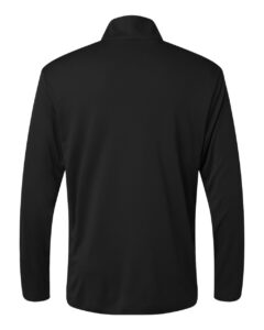 AllPro 41870 Men’s Pro-Lock Performance Quarter-Zip Pullover – Black (back)