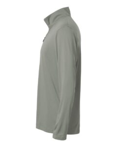 AllPro 41870 Men’s Pro-Lock Performance Quarter-Zip Pullover – Greystone (side)