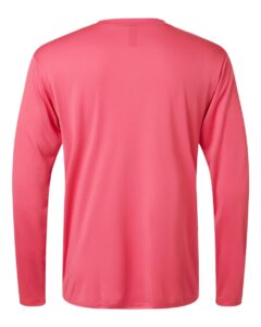 AllPro 48400 Unisex Pro-Lock Performance Long Sleeve T-Shirt – Bright Pink (back)