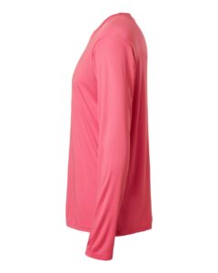 AllPro 48400 Unisex Pro-Lock Performance Long Sleeve T-Shirt – Bright Pink (side)