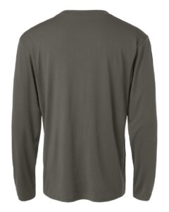 AllPro 48400 Unisex Pro-Lock Performance Long Sleeve T-Shirt – Charcoal (back)