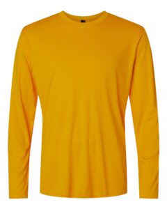 AllPro 48400 Unisex Pro-Lock Performance Long Sleeve T-Shirt – Gold