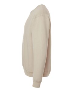 JERZEES C12MR Unisex Rugged Crewneck Sweatshirt – Putty (side)