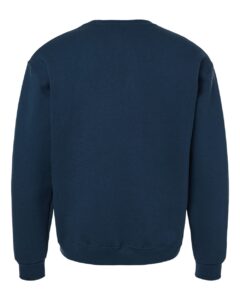 JERZEES C12MR Unisex Rugged Crewneck Sweatshirt – Washed Navy (back)